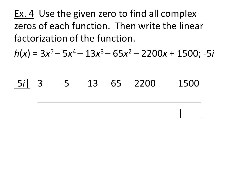 How do you write a polynomial function with the given zeros. 3-2i